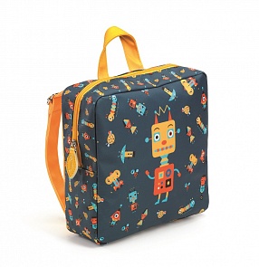 Рюкзачок Робот, 23 х 23 х 8 см. (Djeco, DD00253)